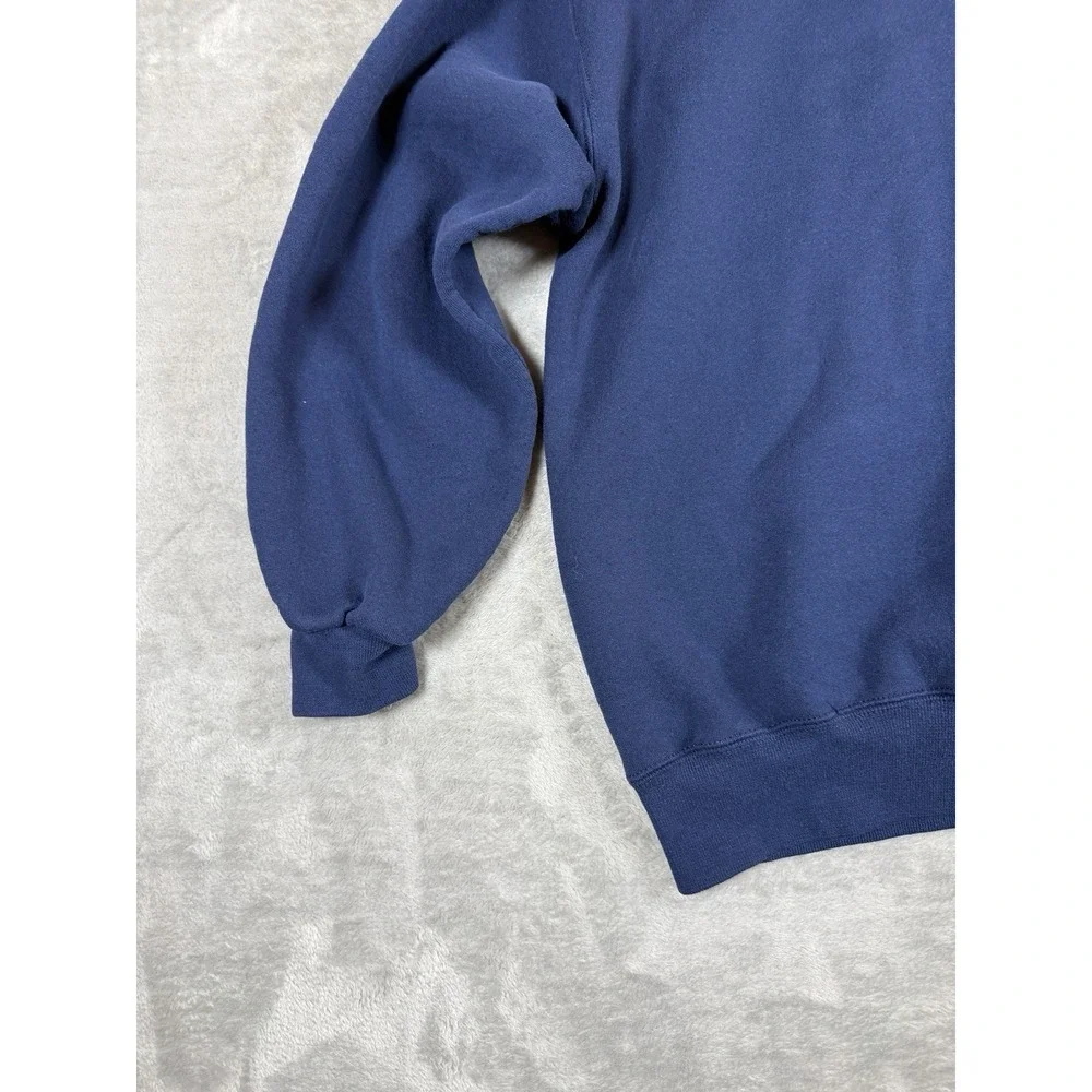 Vintage Russell Athletic Sweatshirt Mens XL Blue Crewneck USA Made 90s Blank